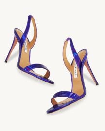 So Nude Sandal 105 PURPLE Aquazzura Official at Aquazzura